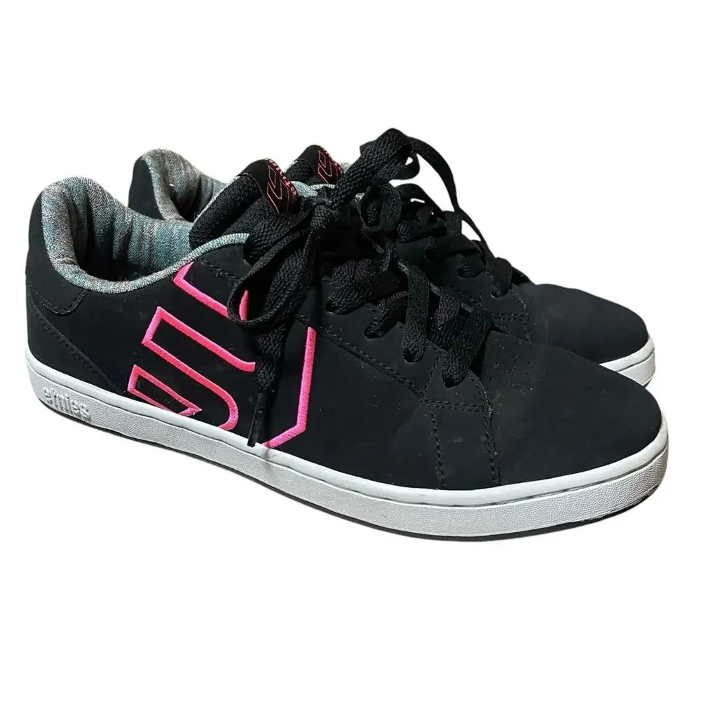 Etnies Fader LS Women Black Pink Skate Shoes Sneaker Size 9.5 Y2K Chunky